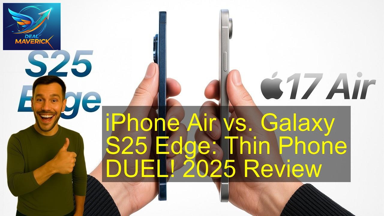iPhone Air vs. Galaxy S25 - Best Price & Review 2026