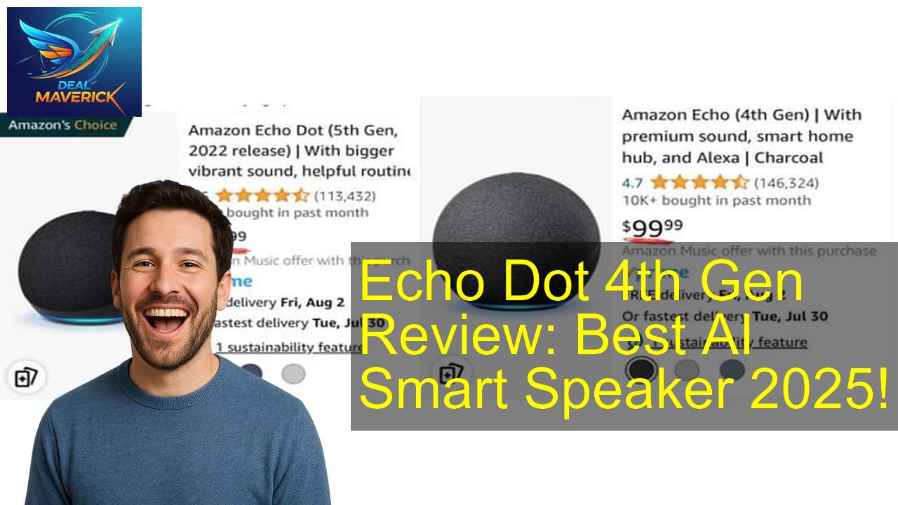 Amazon Echo Dot 4th Gen - Best Price & Review 2026