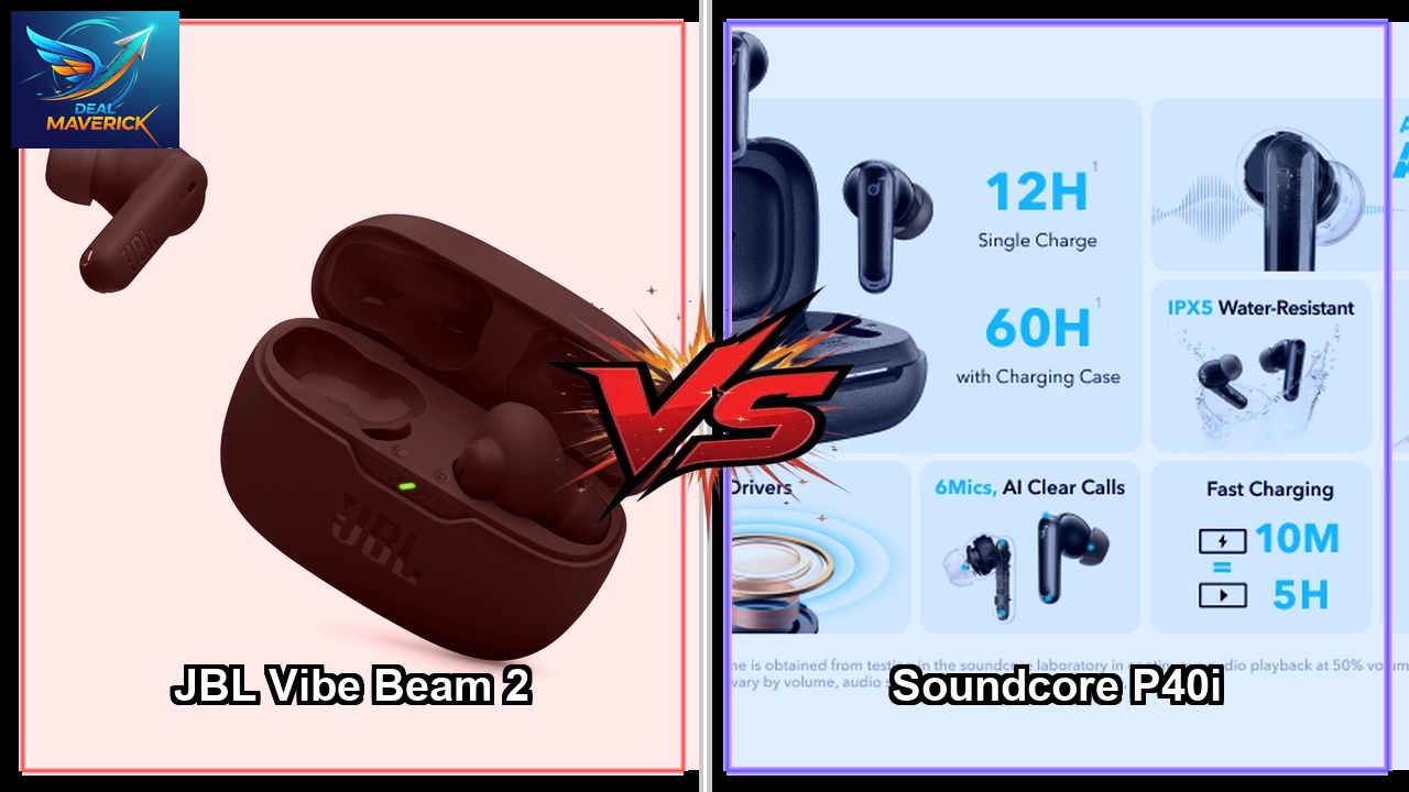 JBL Vibe Beam Soundcore P40i - Best Price & Review 2026