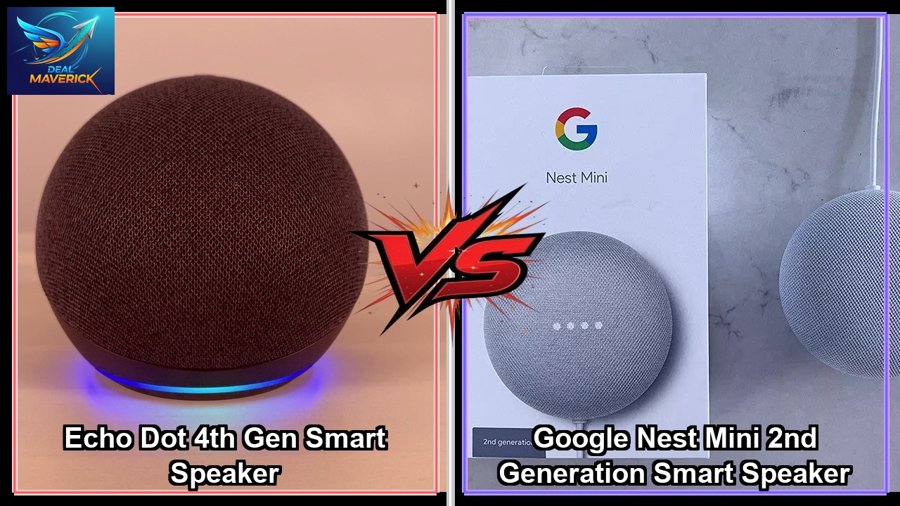 review of Echo Dot 4th Gen Smart Speaker vs Google Nest Mini 2nd Generation Smart Speaker