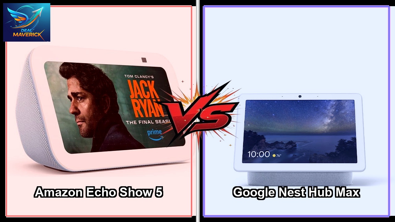 review of Amazon Echo Show 5 vs Google Nest Hub Max