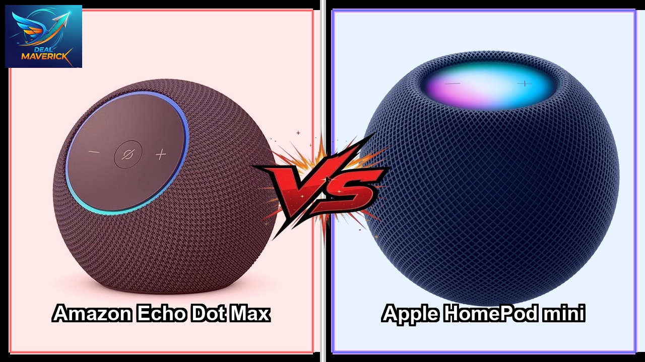 review of Amazon Echo Dot Max vs Apple HomePod mini