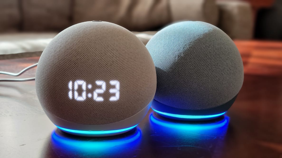 review of Echo Dot 4th Gen with Clock